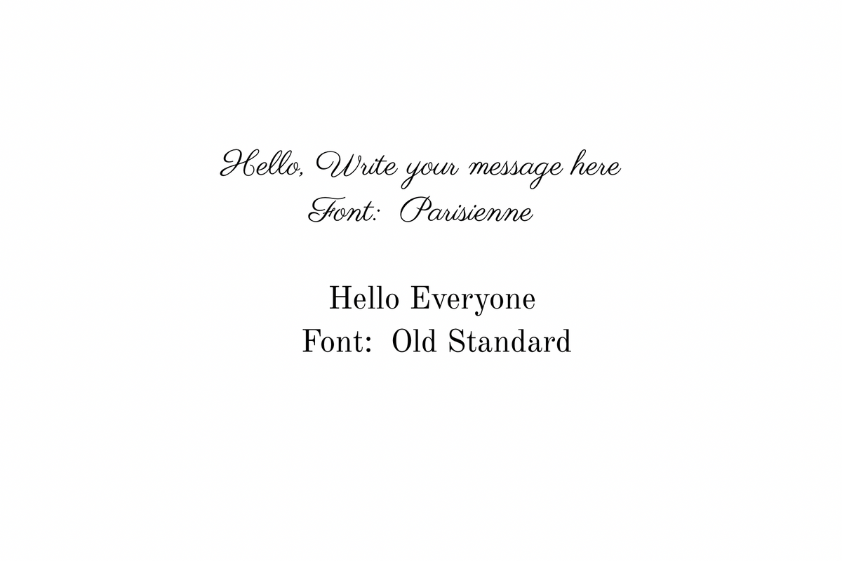 Lagom Wear Message Card